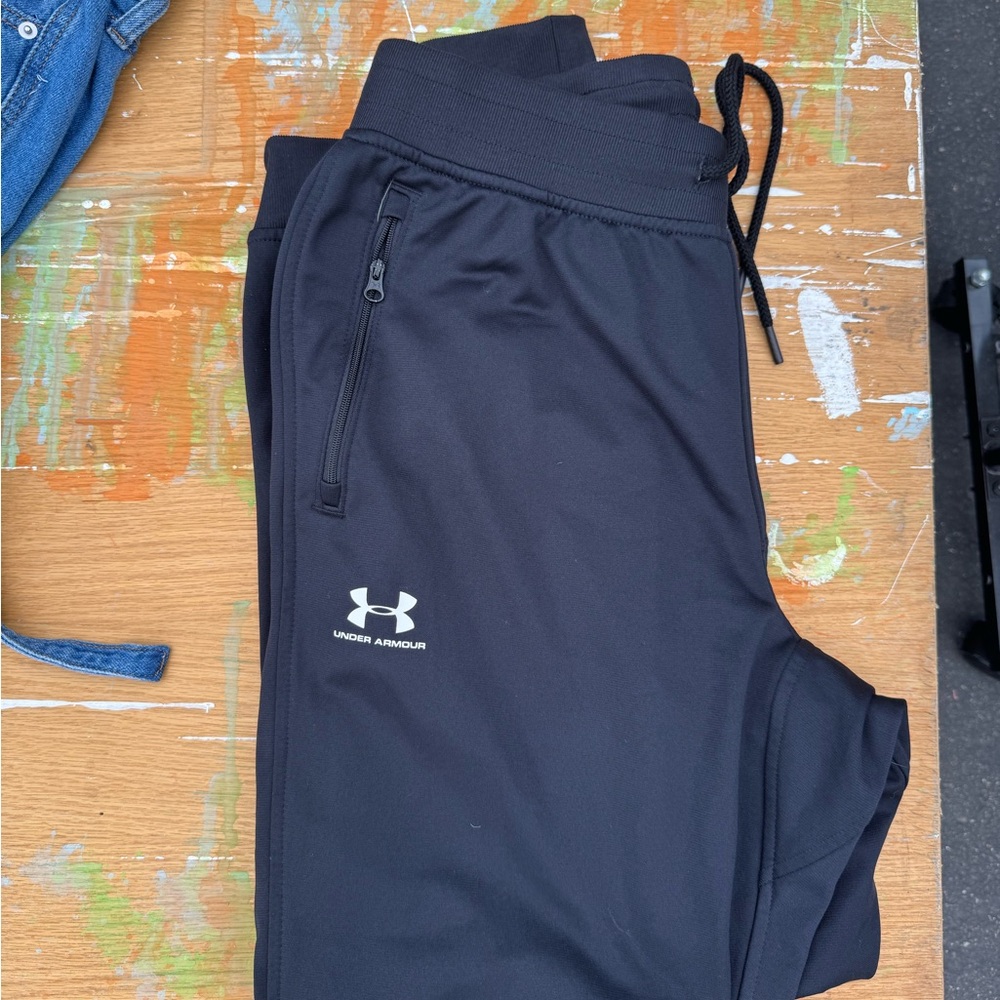 Under Armour Black Joggers with Zip Pocket